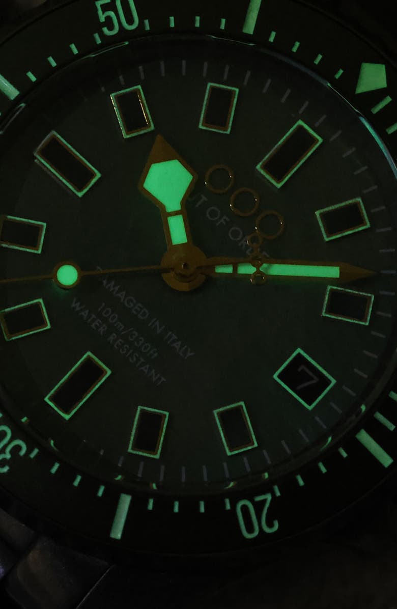 OUT OF ORDER Casanova Bracelet Watch, 38mm, Alternate, color, Green