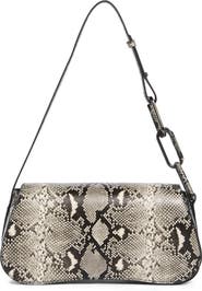 BCBG Asymmetrical Faux Leather Hobo Bag