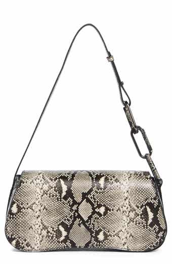Asymmetrical Faux Leather Hobo Bag