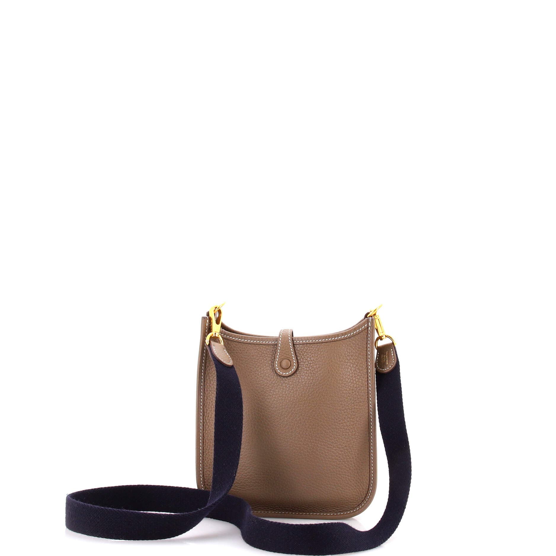 Pre-Owned Hermes Evelyne Bag Gen III Clemence TPM, Alternate, color, Etoupe