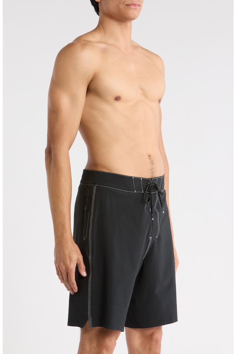 Boat Trip Pro Board Shorts, Alternate, color, BLACK