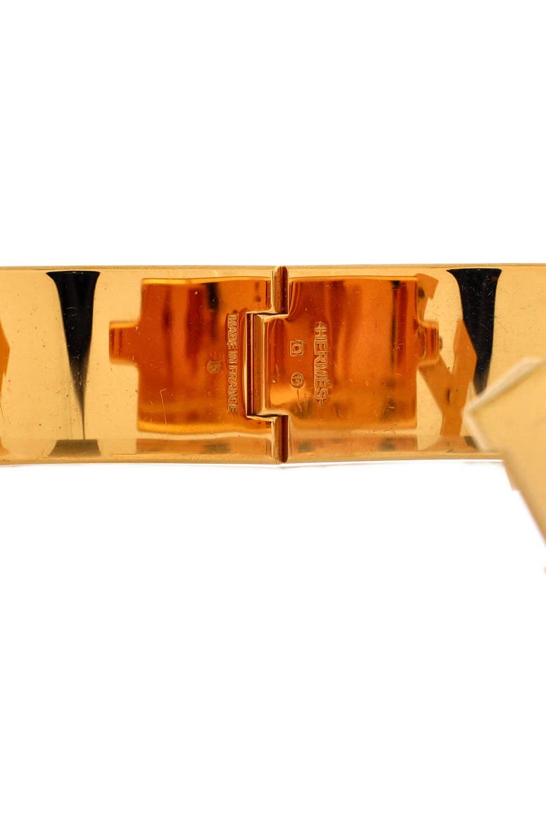 Pre-Owned Hermes Clic H Bracelet Enamel Wide, Alternate, color,