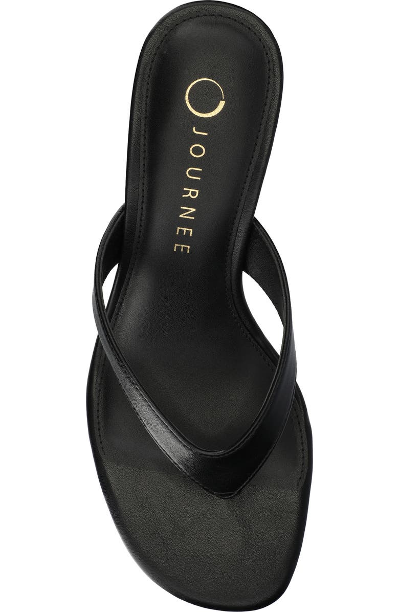 Journee Collection Danielle Slide Sandal, Alternate, color, Black