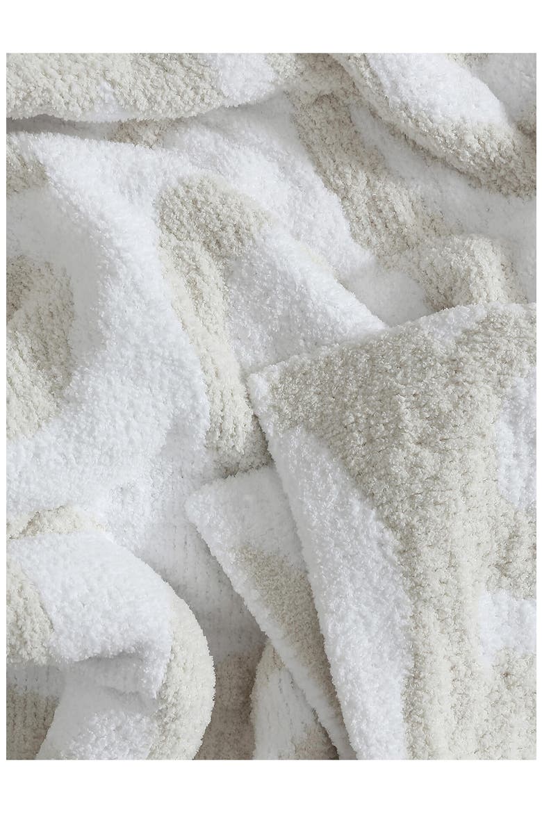 Casablanca Microfiber Blanket, Alternate, color, OATMEAL / OFF WHITE