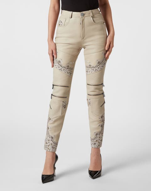 Leather Trousers Paisley Women