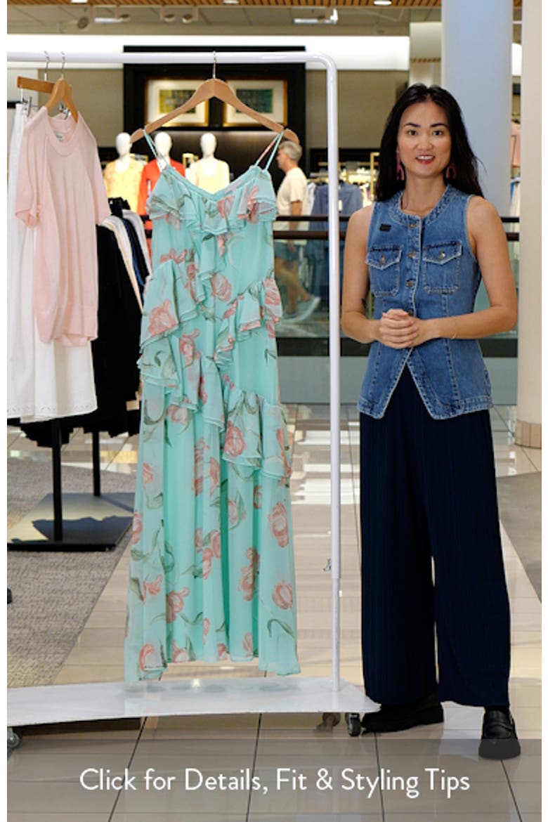 V-Neck Drape Maxi Dress video
