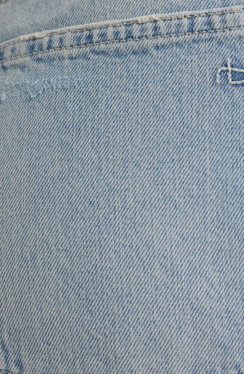 rag & bone High Waist Cutoff Denim Shorts, Alternate, color, Azalea