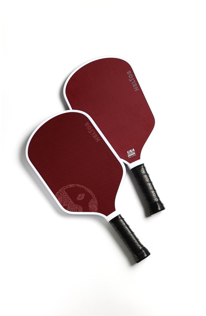 Helios The ATHOS Pro Pickleball Paddle, Alternate, color, Maroon