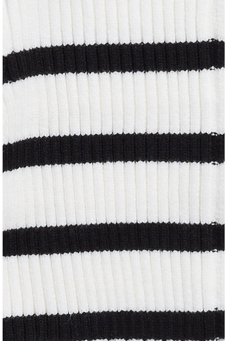 Kids' Stripe Zip Cardigan, Alternate, color, IVORY