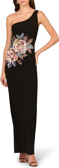 Aidan Mattox by Adrianna Papell Beaded Floral Detail One Aidan Mattox by Adrianna Papell Beaded Floral Detail One
