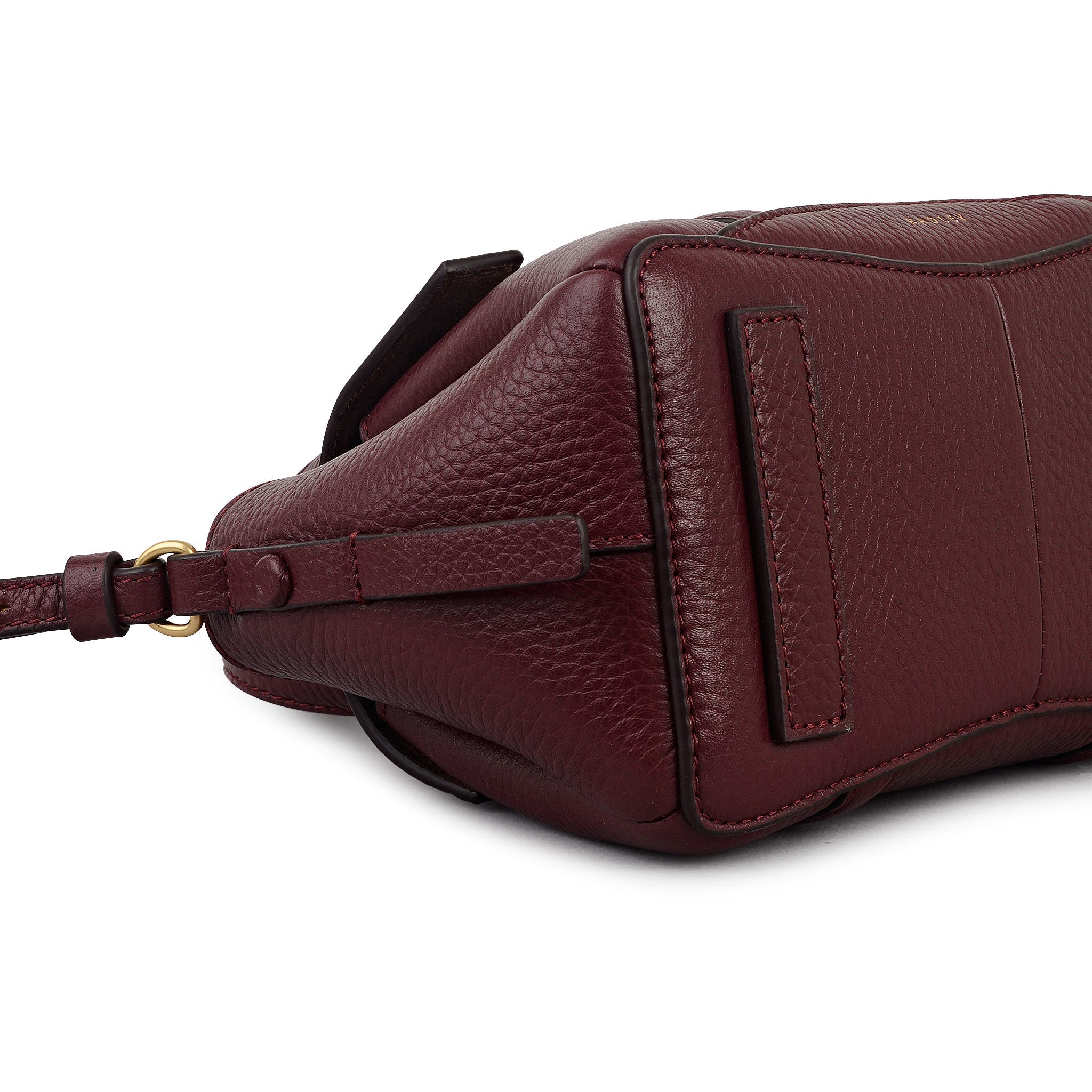 The Chancery Small Flapover Satchel Bag, Alternate, color, Dark Cherry