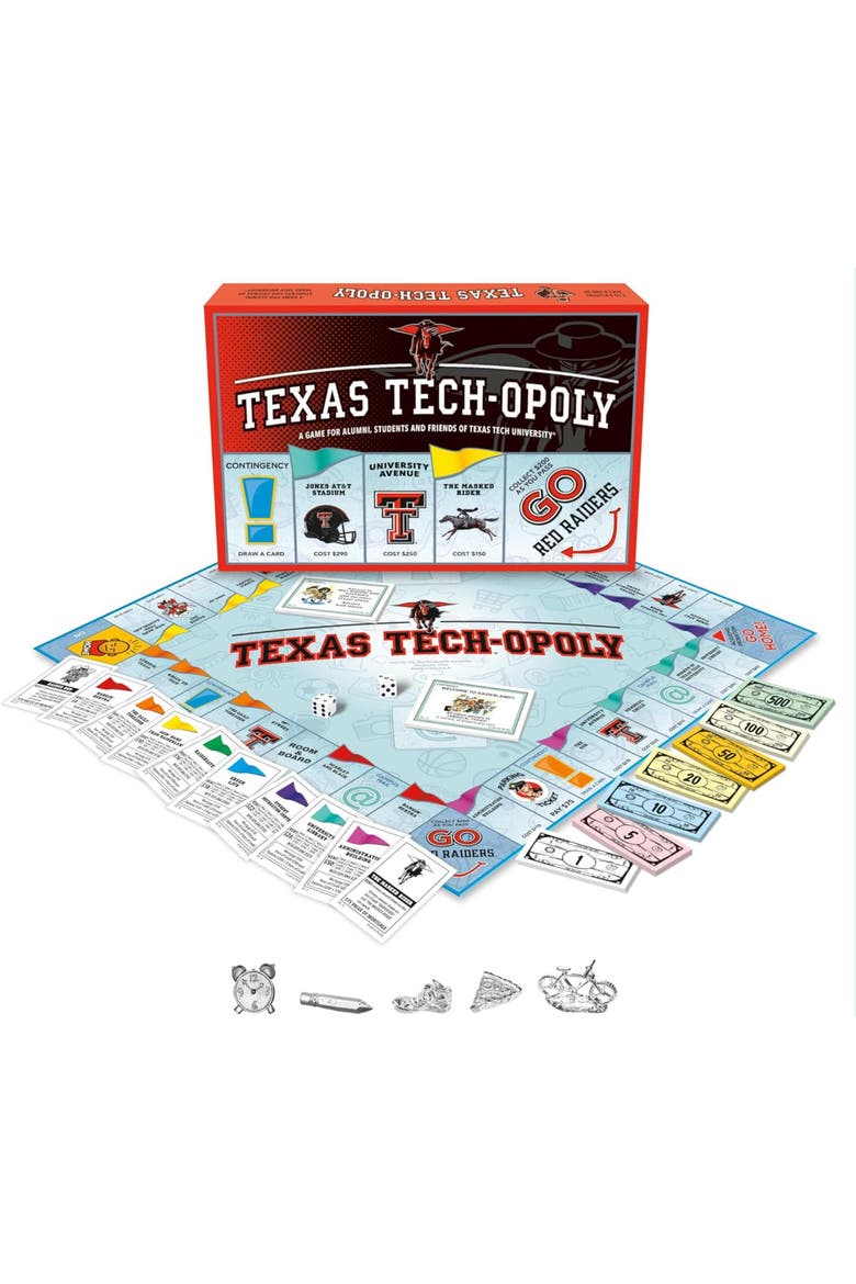 Texas Techopoly Monopoly Board Game, Main, color, Multicolored
