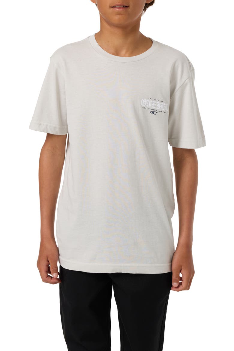 Kids' Boy's Isolate Cotton T-Shirt, Alternate, color, FOG