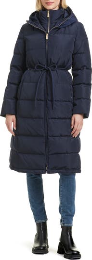 Kate Spade New York quilted down puffer coat with quilted Kate Spade New York quilted down puffer coat with quilted