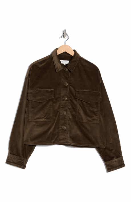 rag & bone Jaiden Crop Corduroy Shirt Jacket
