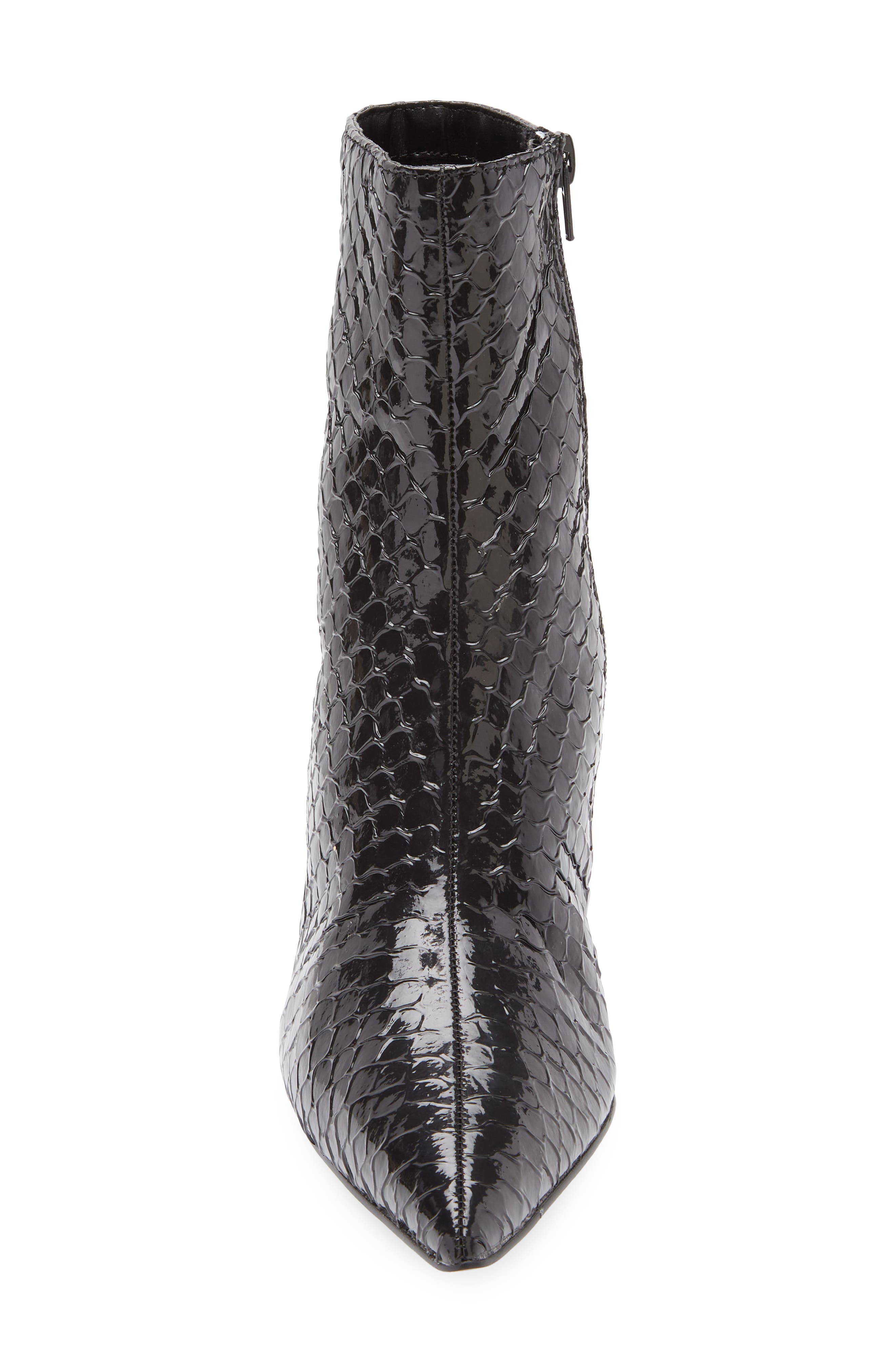 Steve Madden Leena Pointed Toe Bootie, Alternate, color, Black Mult