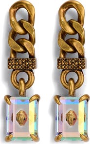 Kurt Geiger London Linear Drop Chain Earrings