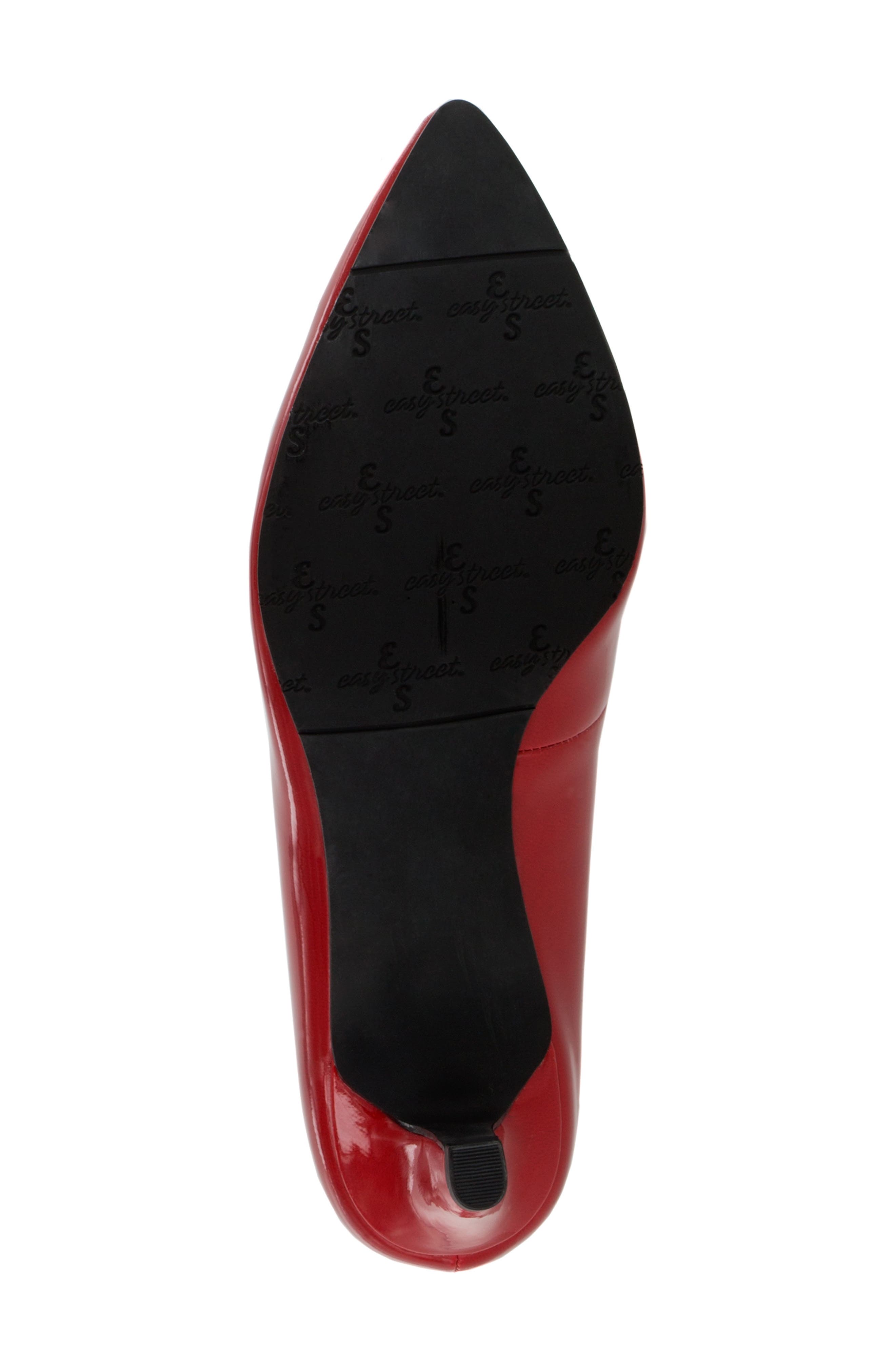 Pointe Pointed Toe Patent Pump - Multiple Widths Available, Alternate, color, RED PATENT