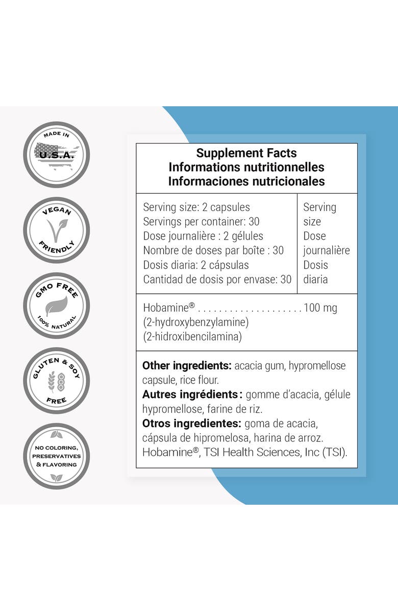 SuperSmart 2-HOBA 100mg, Alternate, color, NO COLOR