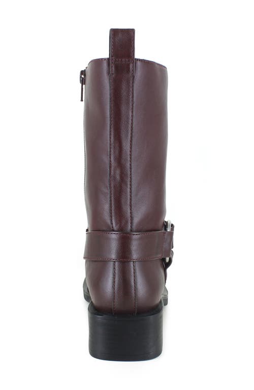 Reaction Kenneth Cole Diona Harness Boot In Burgundy
