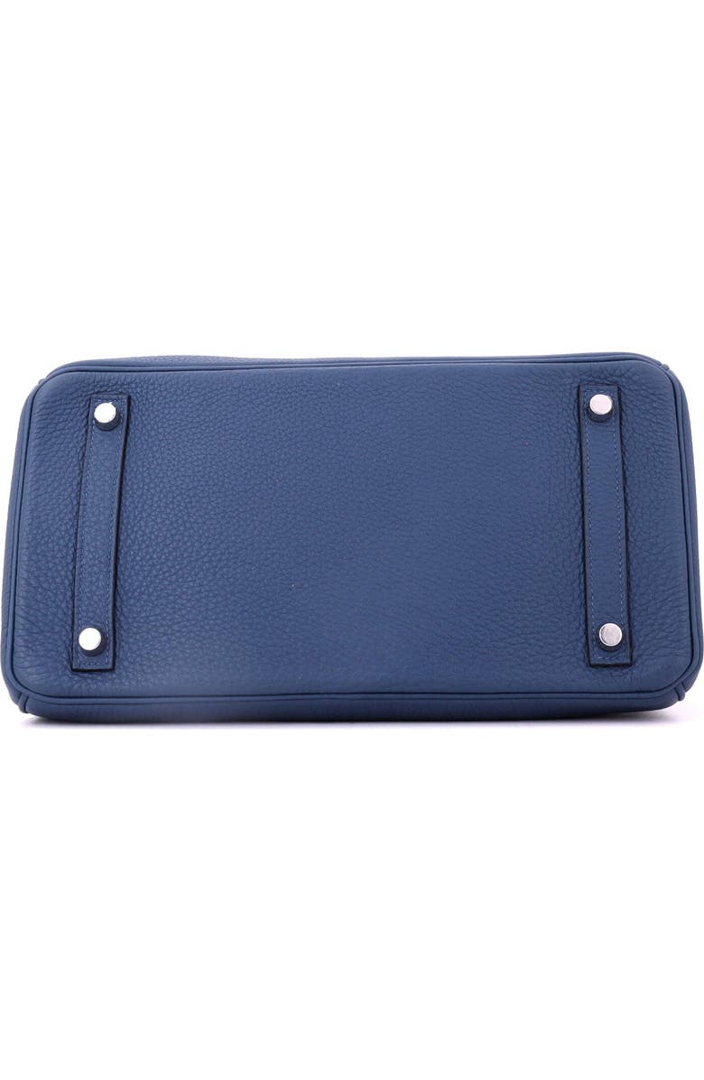 Pre-Owned Hermes Birkin Handbag Blue Togo with Palladium Hardware 30, Alternate, color, Deep Blue