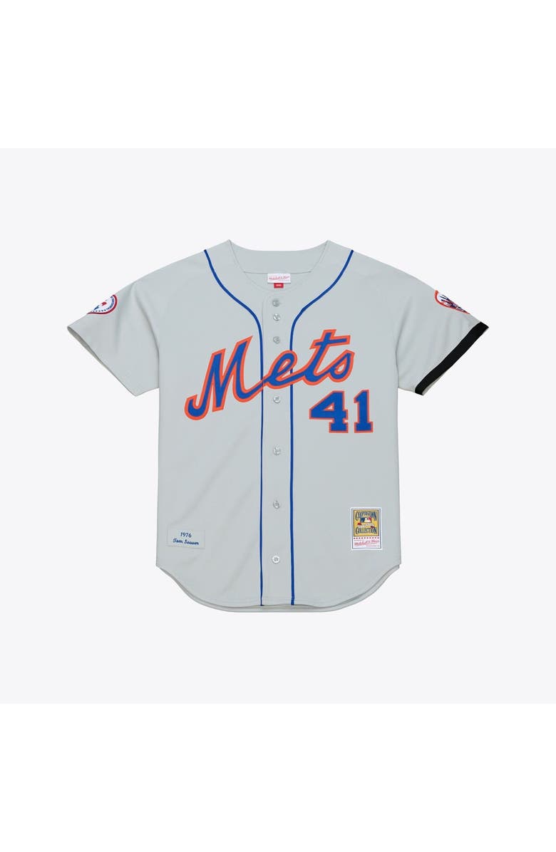 Mitchell & Ness Men's Mitchell & Ness Tom Seaver Gray New York Mets 1976 Authentic Jersey, Main, color, Gray