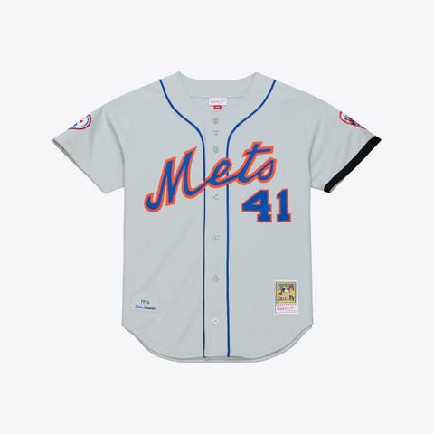 Men's Mitchell & Ness Tom Seaver Gray New York Mets 1976 Authentic Jersey