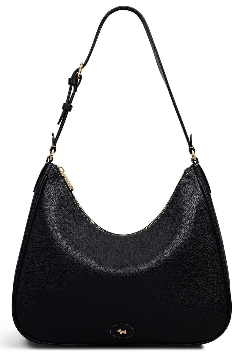 Radley Heath Crescent Large Shoulder Bag, Main, color, Black