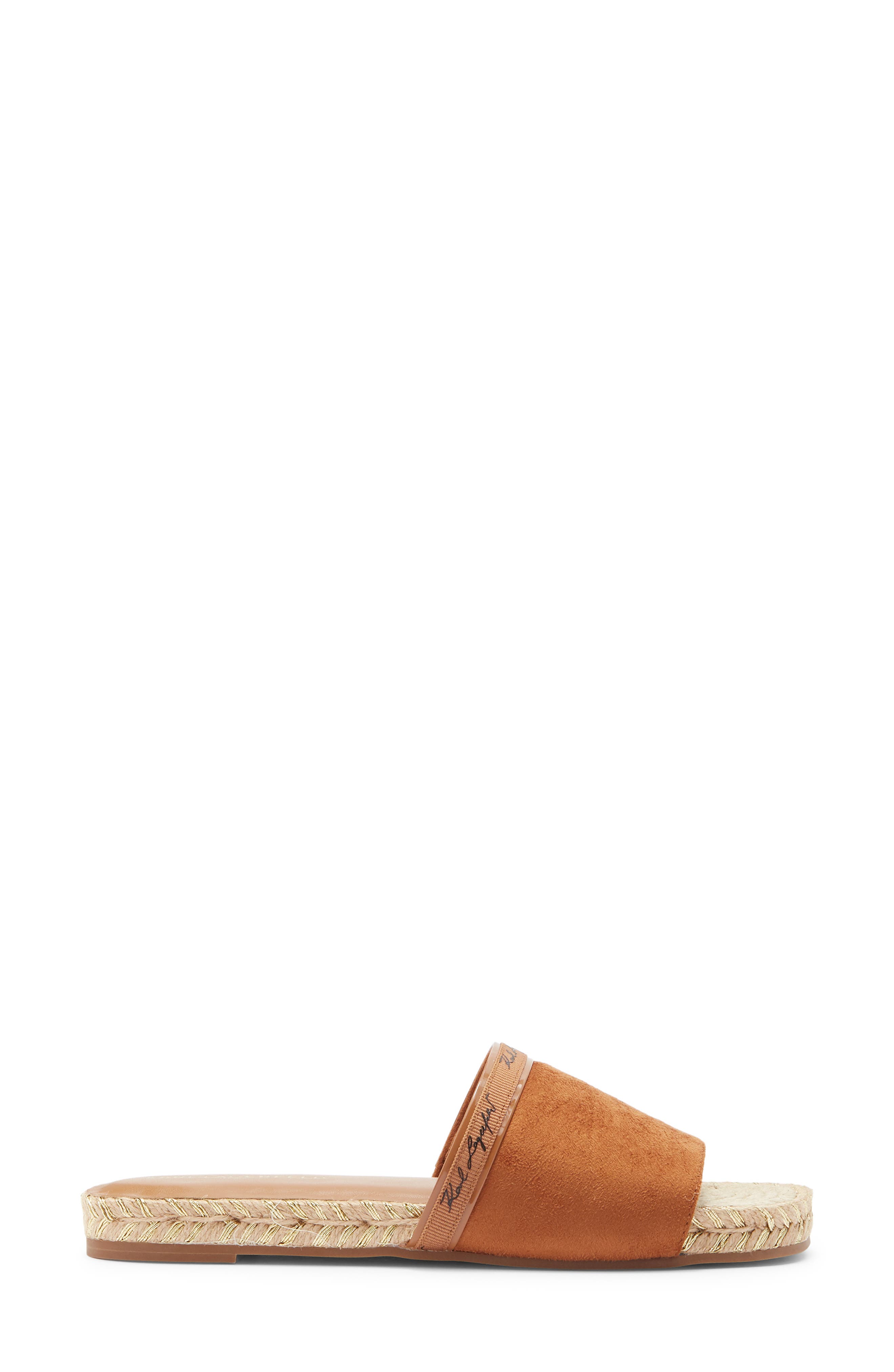 Tarzana 2 Script Espadrille Slide Sandal, Alternate, color, TAN