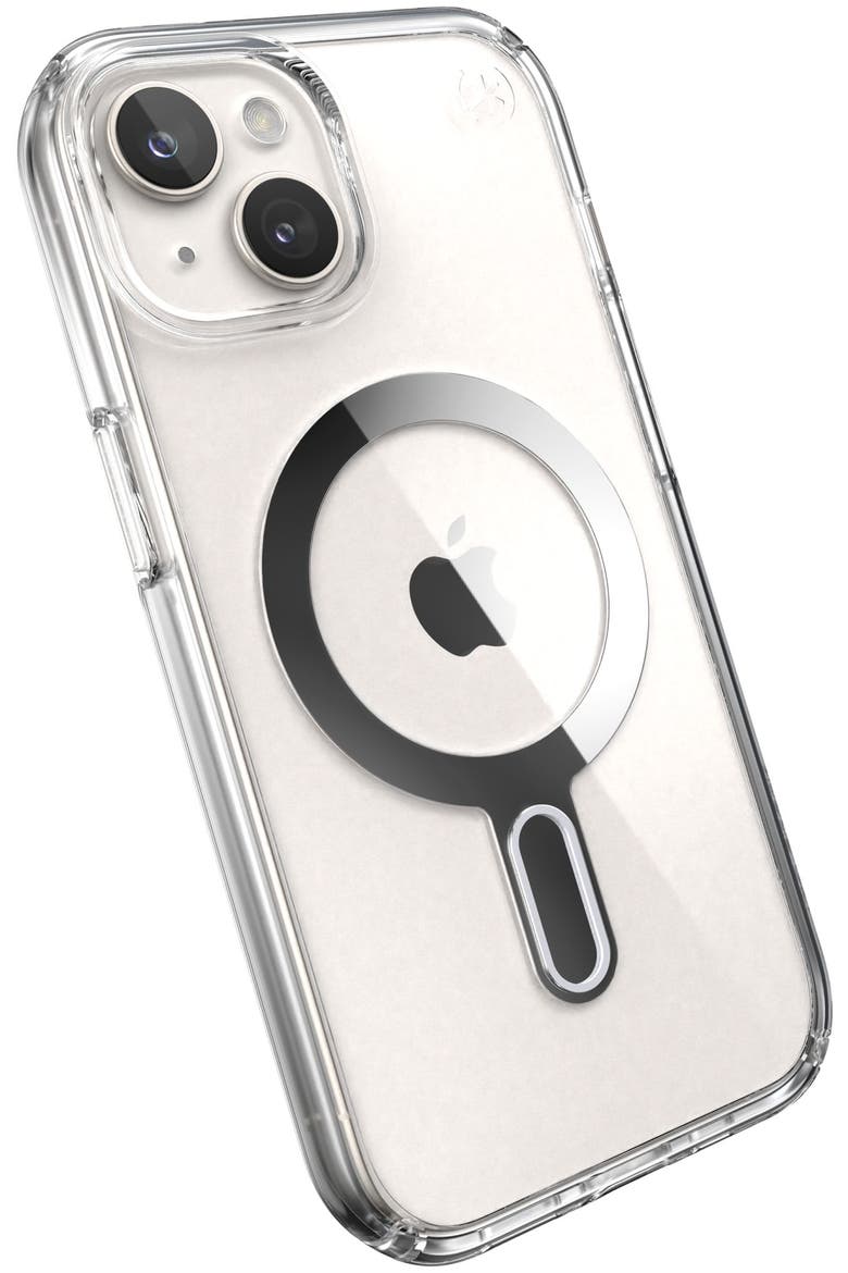 Presidio Perfect Clear MagSafe Case for Apple iPhone 15 / iPhone 14 / iPhone 13 / iPhone 16e, Alternate, color, Clear