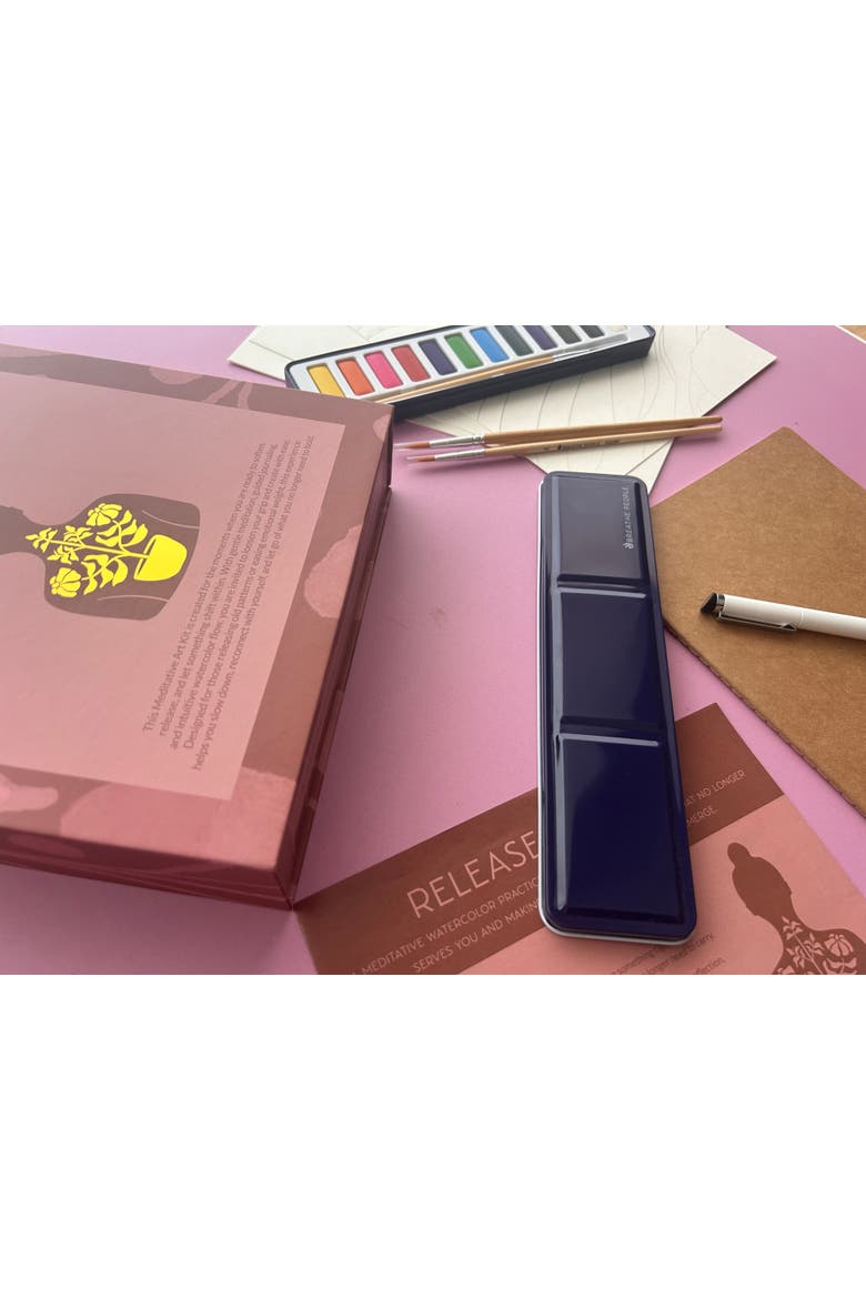 Release + Renew Meditative Art Kit, Alternate, color, Pink