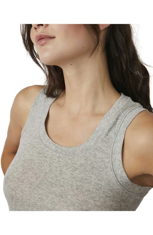 Shop Free People Scoop Neck Tank Top In Heather Grey