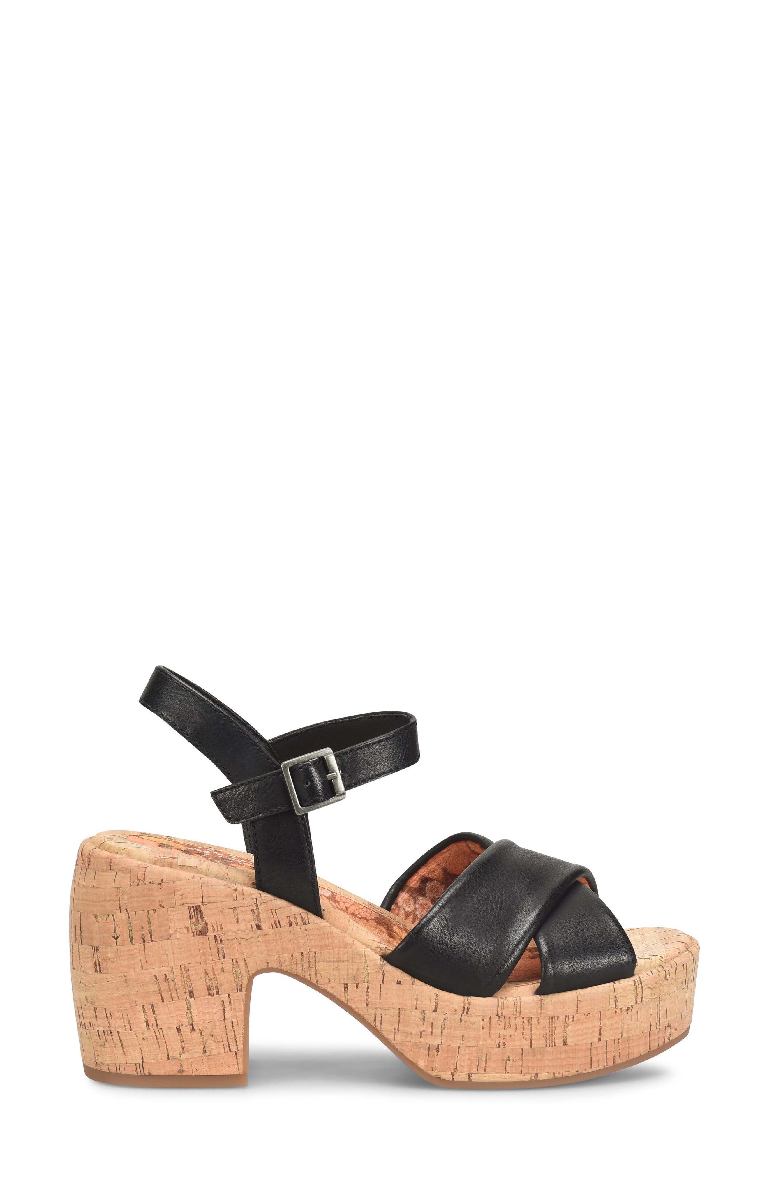 KORKS Calda Platform Sandal, Alternate, color, 