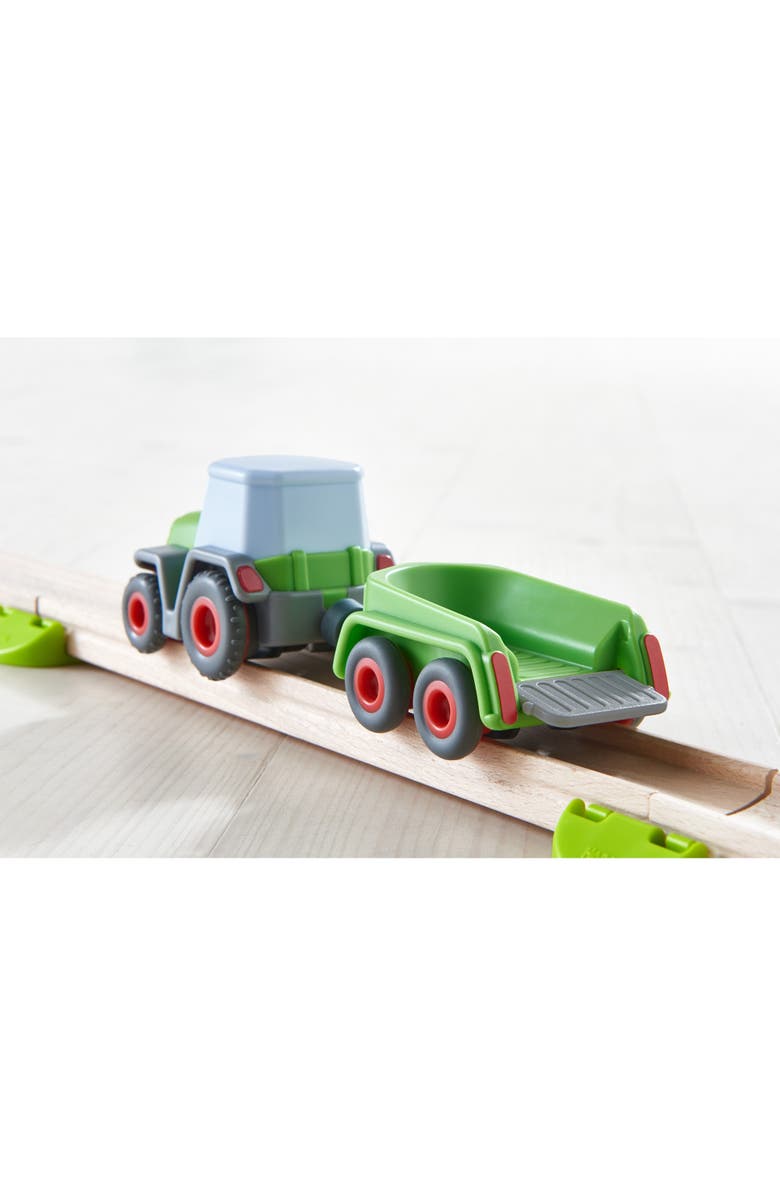 HABA Kullerbu Momentum Motor Tractor with Trailer, Alternate, color, 