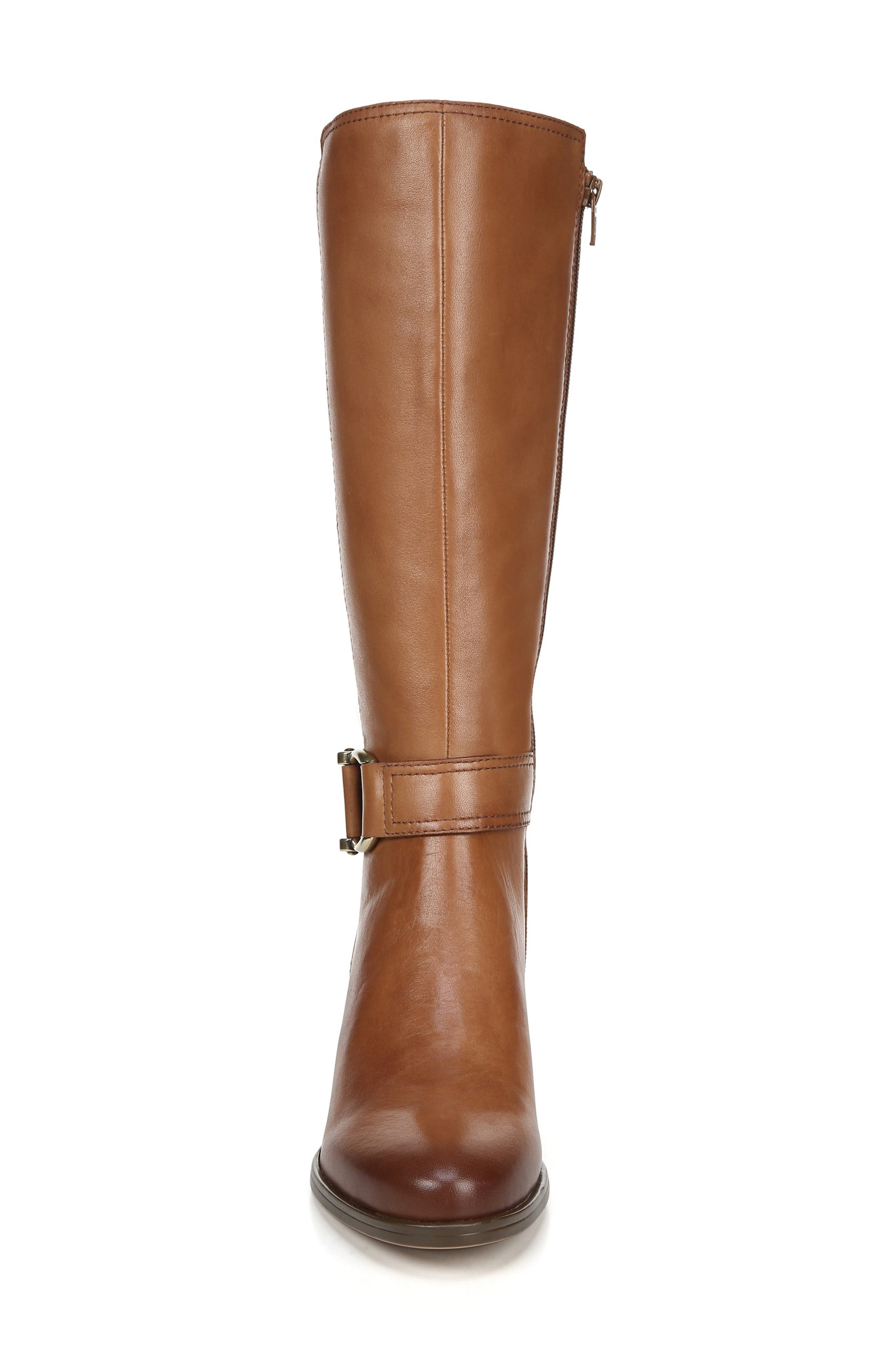 Daelynn Tall Boot, Alternate, color, LIGHT MAPLE LEATHER