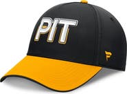 FANATICS Men's Fanatics Black/Gold Pittsburgh Penguins Authentic Pro Rink Team Code Flex Hat