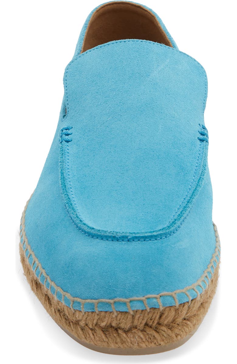 TOM FORD Finn Espadrille Loafer, Alternate, color, Aqua Blue/ Ecru