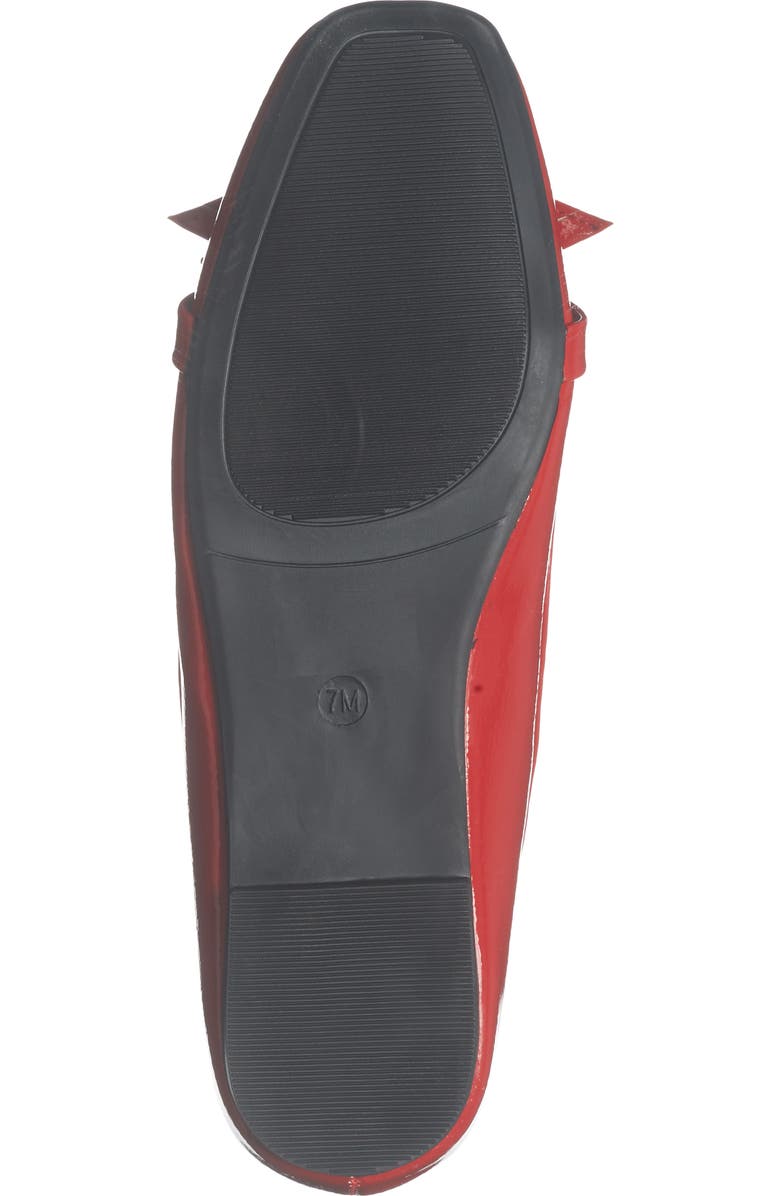 RACHEL Rachel Roy Blink Grommet Bow Flat, Alternate, color, Red