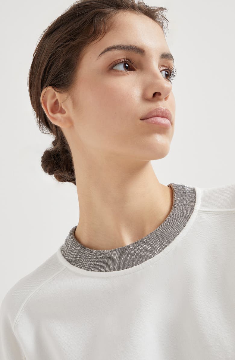 Brunello Cucinelli Cotton French terry sweatshirt, Alternate, color, 