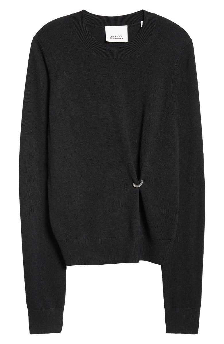 Isabel Marant Cosima Twisted Detail Sweater, Alternate, color,