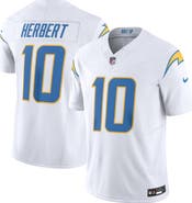 Nike Men's Nike Justin Herbert White Los Angeles Chargers Vapor F.U.S.E. Limited Jersey