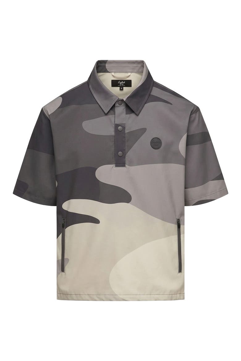 Breaker Camouflage Performance Golf Polo, Main, color, CHARCOAL GREY