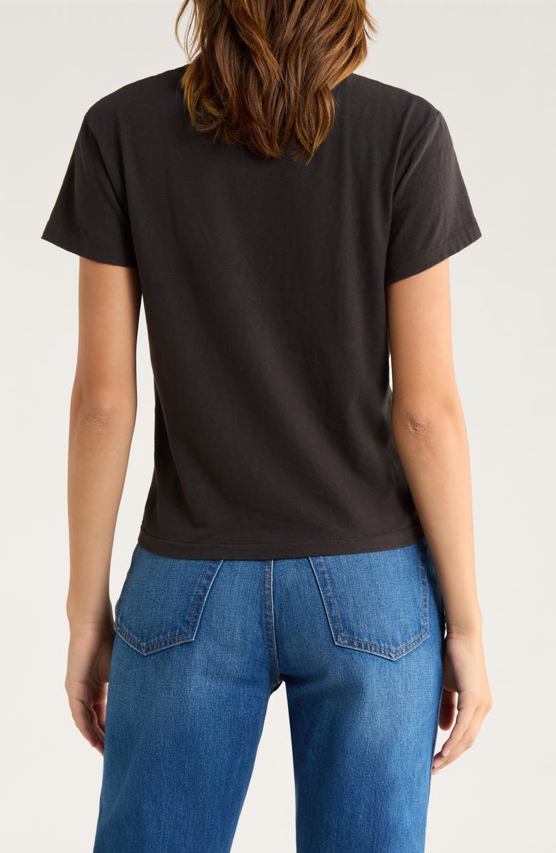 Re/Done I Know What I Like Graphic Cotton T-Shirt, Alternate, color, Washed Black