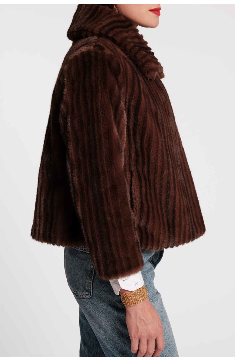 Frances Valentine Babe Jacket, Alternate, color, Brown/Multi