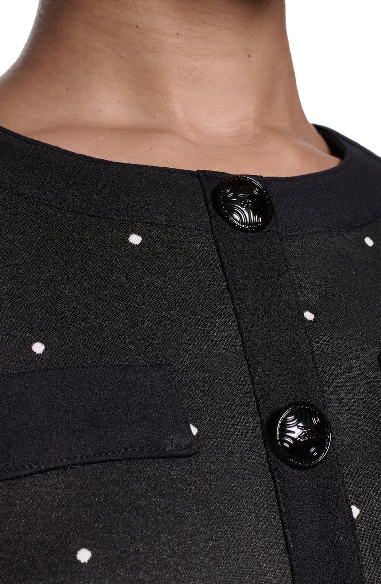 KARL LAGERFELD Millie Dot Minidress, Alternate, color,