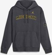 Jordan Brand Men's Jordan Brand Anthracite Michigan Wolverines 2026 Sideline Club Fleece Hoodie