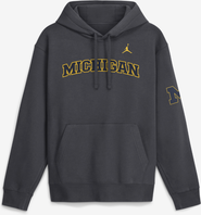 Jordan Brand Men's Jordan Brand Anthracite Michigan Wolverines 2026 Sideline Club Fleece Hoodie