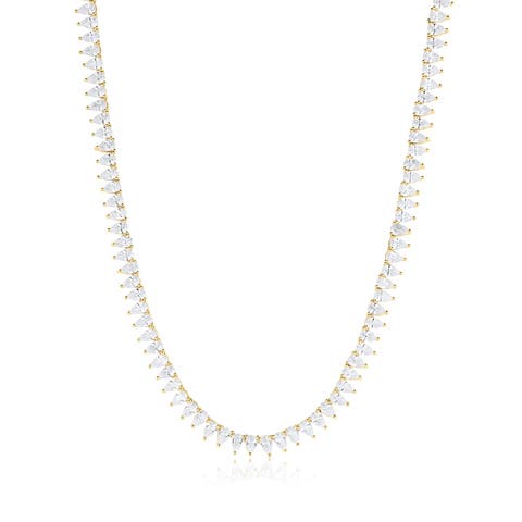 Teardrop Tennis Necklace