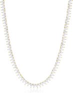 Set & Stones Teardrop Tennis Necklace