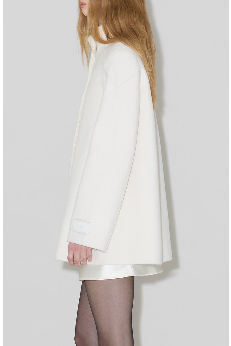 Abilene Wool Blend Convertible Cape Coat, Alternate, color, POWDER